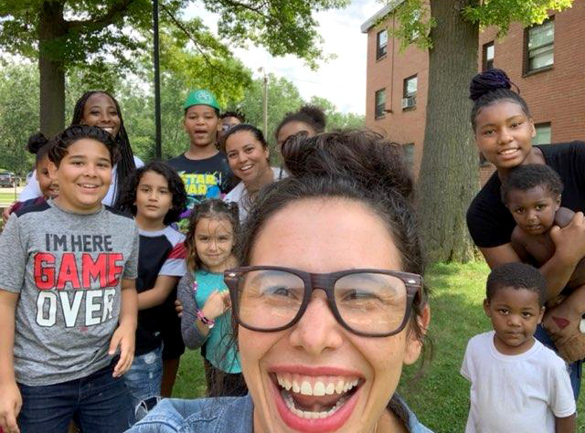 selfie of a group of people